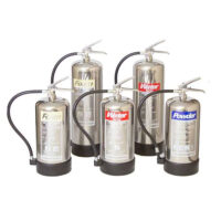 Chrome Fire Extinguishers